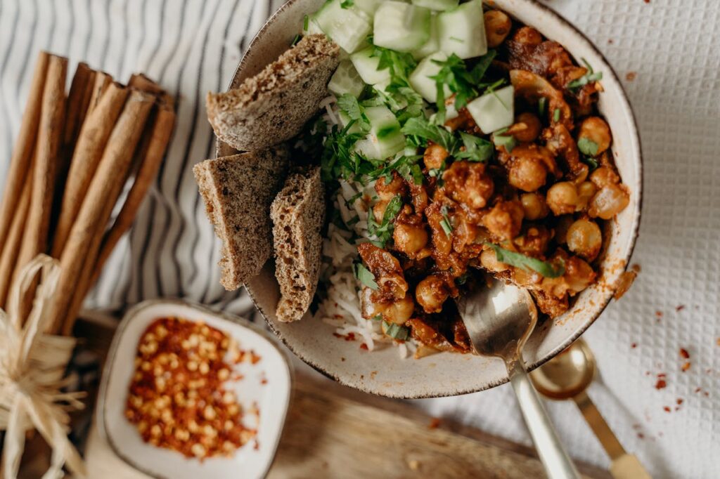 Free stock photo of bean, bowl, bread